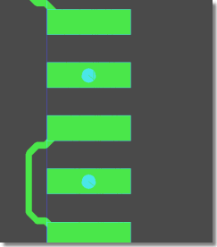 BAE Version 6.0: Autorouter Pinanschlussmuster - Microvias / Via-in-Pin Routing