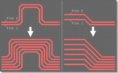 BAE Version 6.4: Trace Bunch/Pattern Generation