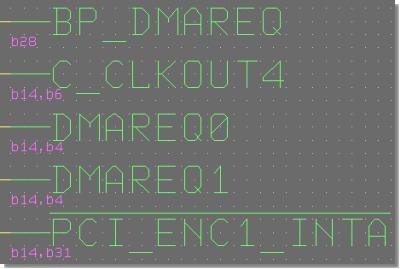 BAE Version 6.4: Schematic Editor - Label with SCM Sheet Display