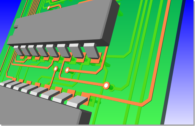 BAE Version 7.4: Layout / CAM: WRL-Ausgabe von Kupferstrukturen mit transparenter Leiterkarte