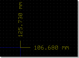 BAE Version 7.4: Layout Editor: Separate X/Y Coordinate Measuring