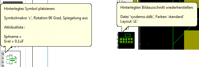 BAE Version 7.6: Schaltplaneditor und Layouteditor - Windows-Tooltips mit Toolbardatenanzeige