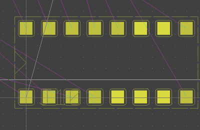 BAE Version 8.0: Layouteditor: Bauteilpads beim Bewegen gefllt darstellen